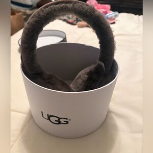 UGG Gray Shearling Earmuffs